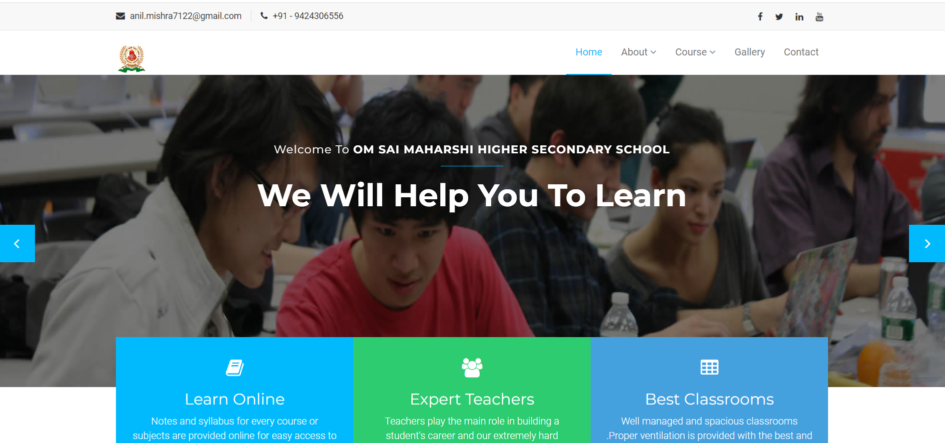 Om Sai Maharshi Higher Secondary School